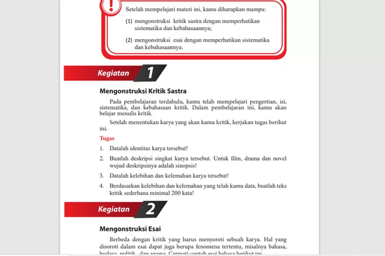 Kunci Jawaban Bahasa Indonesia Kelas 12 Halaman 211 Mengonstruksi ...