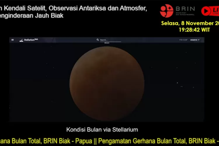 Update Gerhana Bulan Total: Warna Sudah Merah, Ini Link Nonton ...