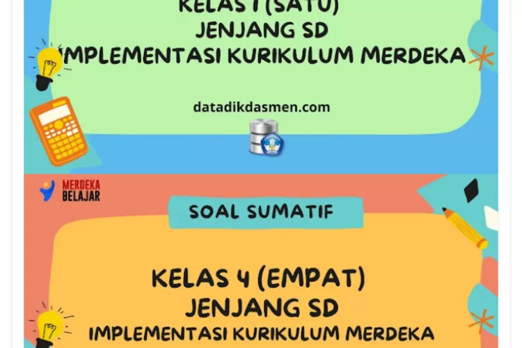 Ragam Soal Sumatif Kurikulum Merdeka - Spirit Madura