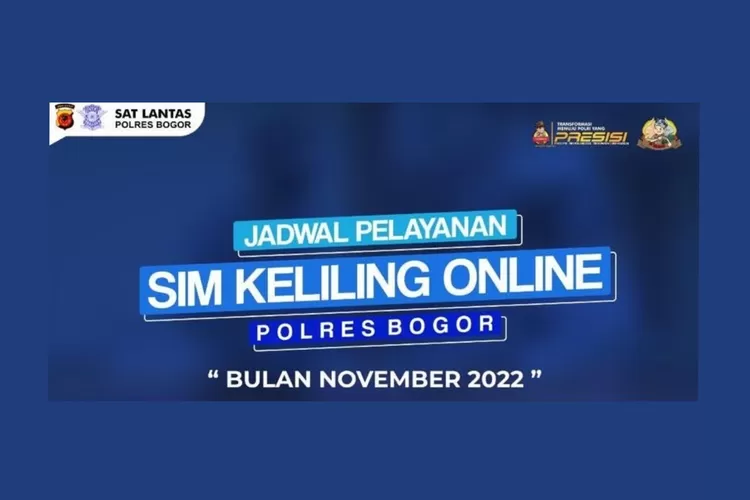 Update Jadwal Sim Keliling Di Bogor Bulan November Cek Lokasi