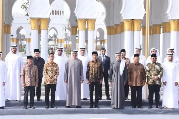 Masjid Sheikh Zayed di Solo telah diresmikan oleh Presiden Jokowi  (Istimewa )
