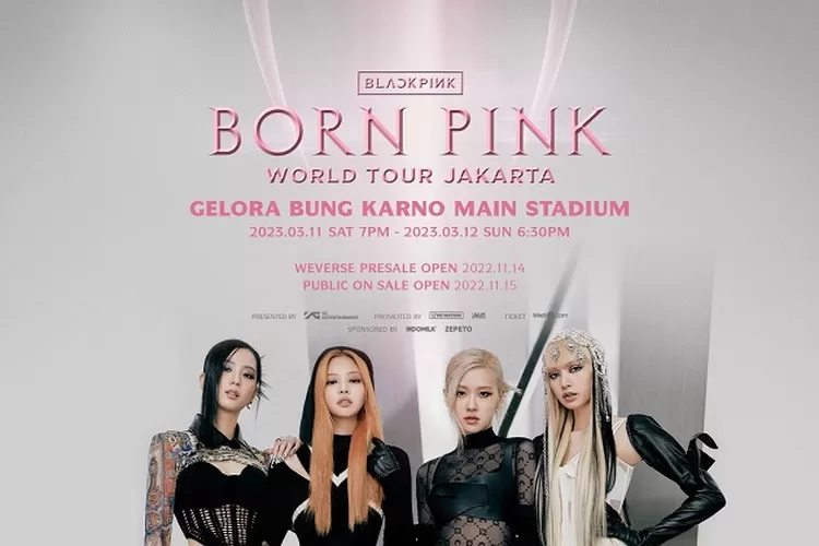Cek link pembelian tiket konser BLACKPINK Jakarta 2023 ini beserta cara beli di tiket.com (Twitter/@tiket)