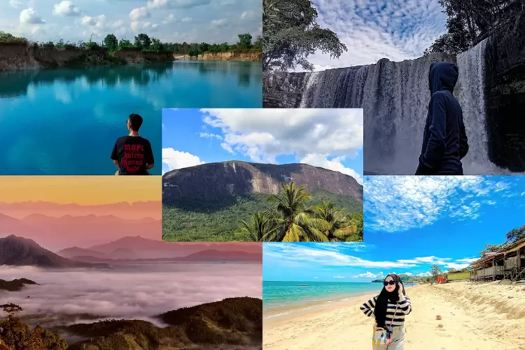 5 rekomendasi destinasi wisata di Kalimantan Barat. (Kolase Instagram )