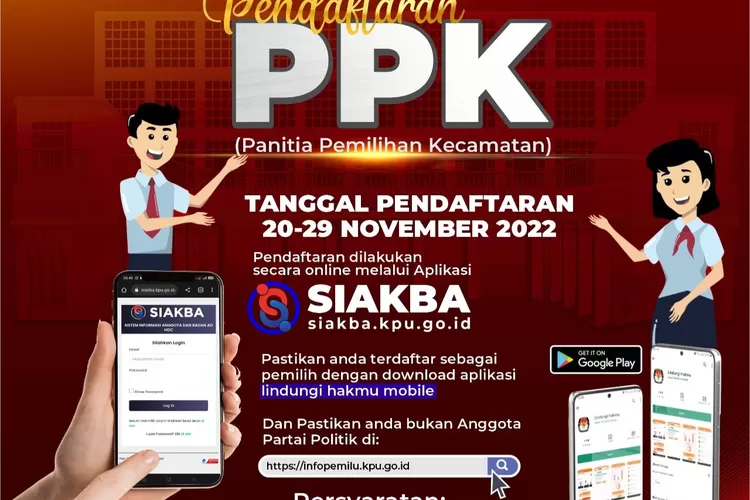 Cara Daftar PPK Pemilu 2024, Link Pendaftaran PPK, Syarat Pendaftaran ...