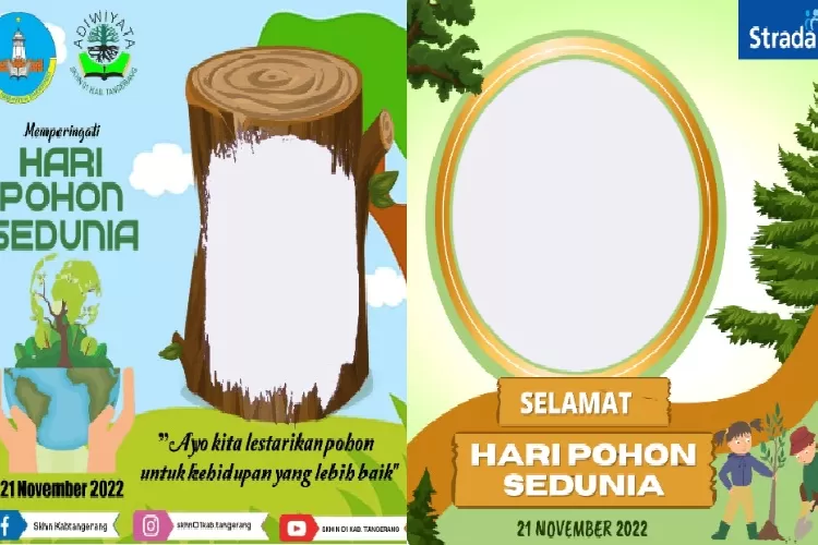 20 Link Twibbon Semarakkan Hari Pohon Sedunia 2022 Desain Menarik Cocok Untuk Dibagikan Di 1849