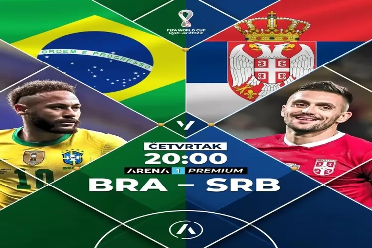 Head to Head Piala Dunia 2022 Brazil vs Serbia 25 November 2022 (Instagram @fudbalskisavezsrbije @arenasporttv)