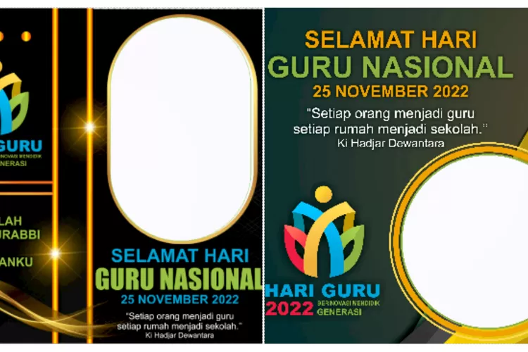 TERBARU! 23 Link Twibbon Hari Guru Nasional 2022 Dan HUT PGRI Ke 77 ...