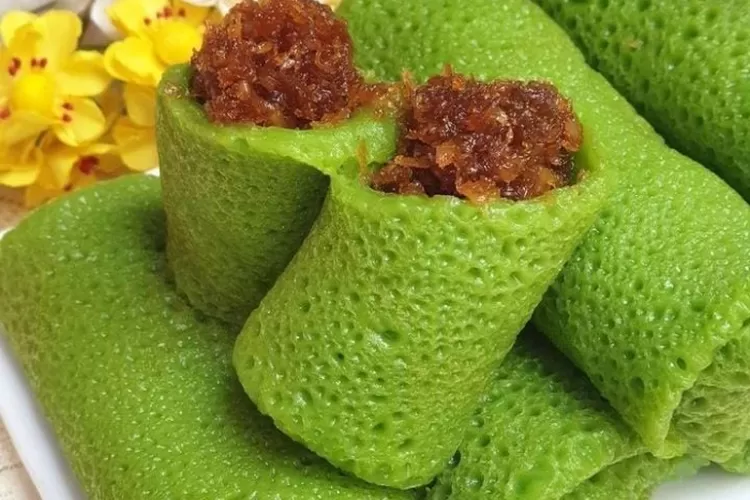 Resep Dadar Gulung Isi KelapaMudah Dan Anti Gagal , Penasaran? Yuk ...