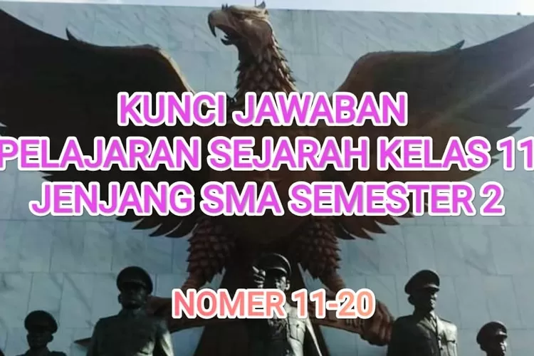 Kunci Jawaban Pelajaran Sejarah Semester 1 SMA Kelas 11 Kurikulum ...