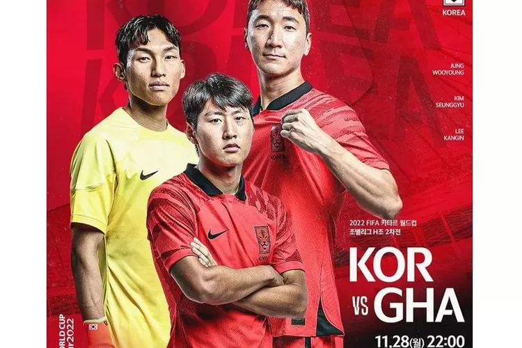 LINK LIVE STREAMING Korea Selatan Vs Ghana Di Piala Dunia Qatar 2022 ...