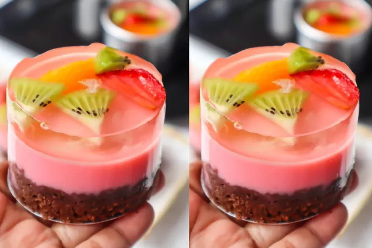 Jual puding cake ulang tahun puding buah - strawberrycokla - Jakarta Utara  - Nh Kitchen | Tokopedia