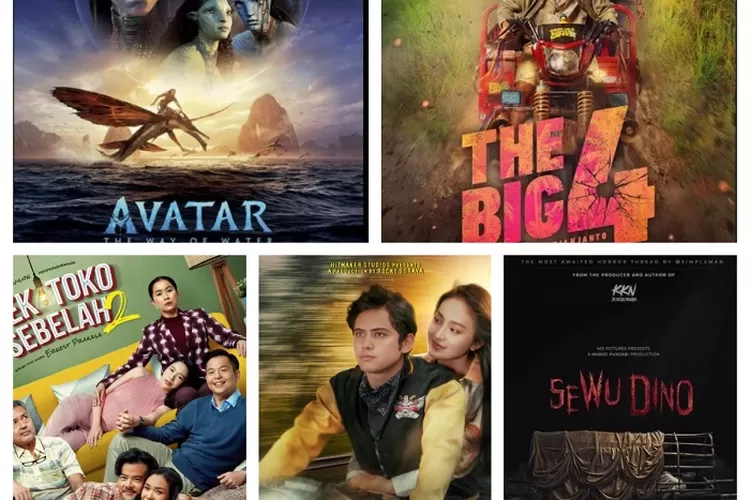 Daftar Rekomendasi Film Bioskop Bulan Desember 2022 Lengkap Jadwal ...