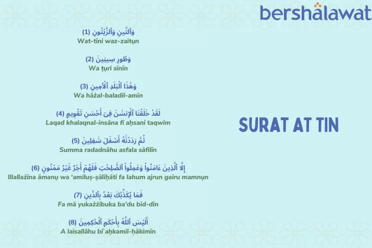 Simak Kandungan Surat At Tin Dan Artinya, Jangan Insecure! - Bershalawat