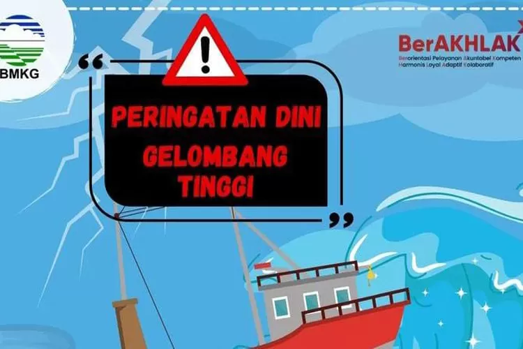 BMKG: Peringatan Dini Gelombang Tinggi 6-7 Desember 2022 Berpeluang Di ...