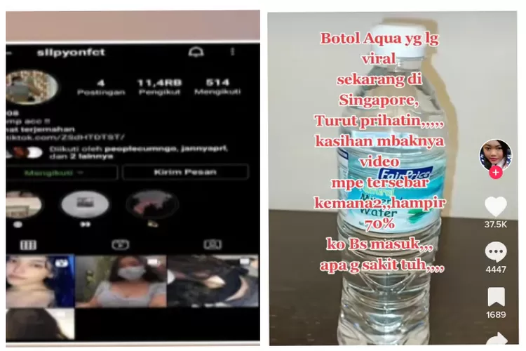 Link Video Selebgram Laras Dan Botol Aqua Singapura Viral Di Media Sosial Terbaru Kalimantan 8557