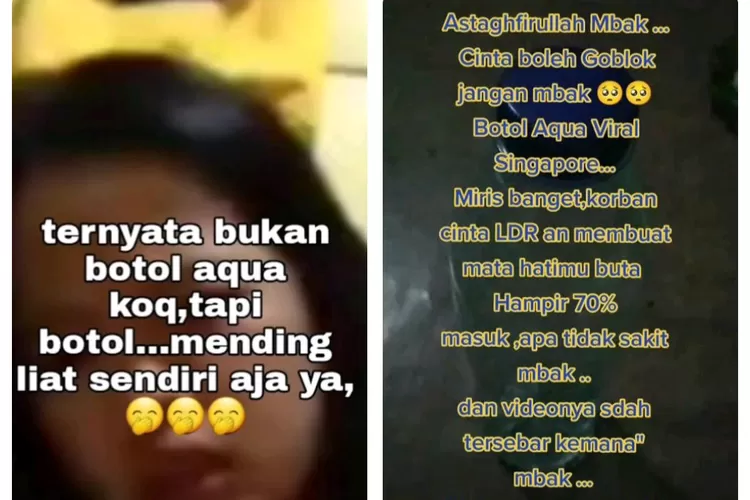 Heboh Video Tkw Singapura Dengan Botol Aqua Yang Viral Tiktok Durasi 1 Menit 39 Detik Banyak 3779