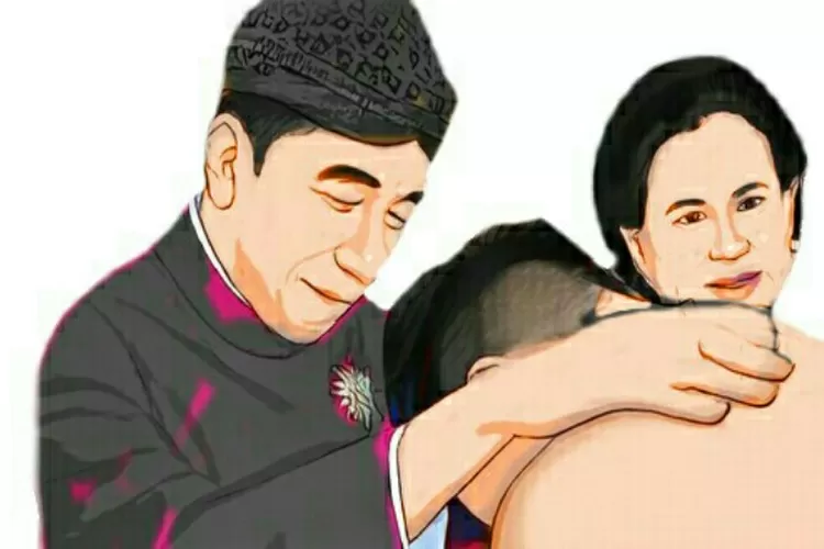 Presiden Jokowi dan Ibu Iriana, Kompak Nangis di Prosesi Siraman Kaesang Pangarep (Dok Dodi)