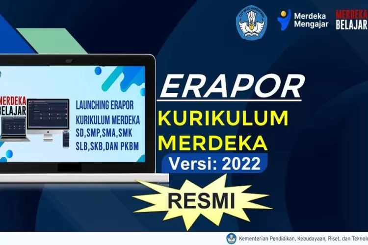 Berikut Link Download E Rapor Jenjang SD SMP SMA Dan SMK Kurikukum ...