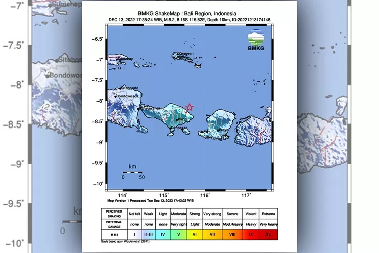 Gempa Berkekuatan M 5,2 Guncang Bali, Dirasakan Hingga Mataram Dan ...