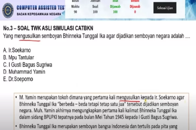 Seleksi CPNS 2023 Harus Disiapkan, Pelajari Kumpulan Soal Tes Wawasan ...