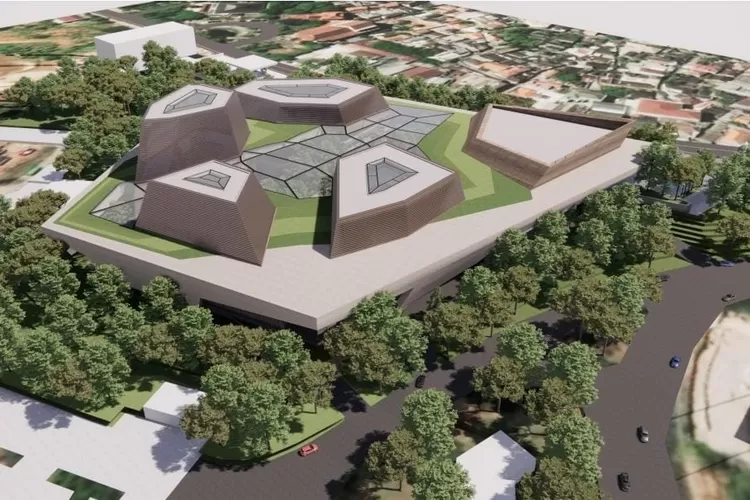 Desain Museum Sains dan Teknologi yang akan dibangun di lahan Pedaringan, Jebres. (ayosolo.id/dok. ist)