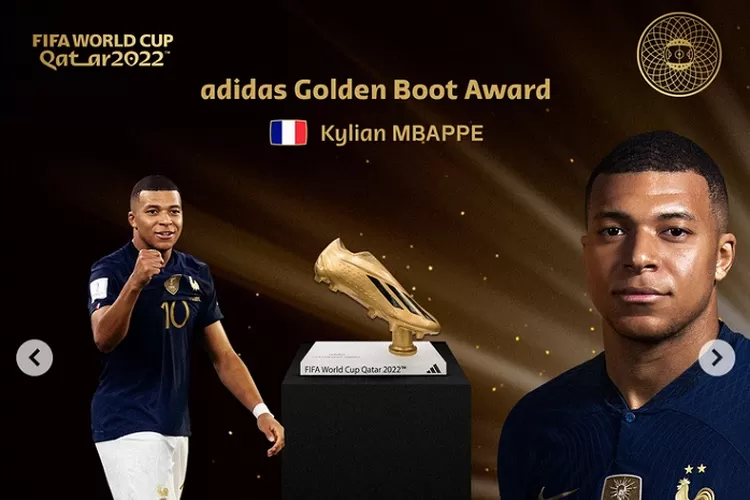 Raih Adidas Golden Boot Award, Kylian Mbappe Jadi Top Skor Piala Dunia ...