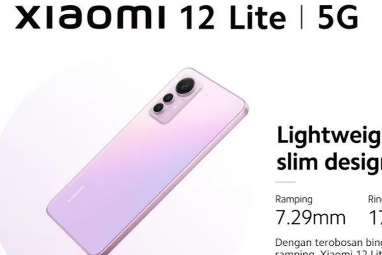 Spesifikasi Xiaomi 12 Lite 5G. (event.mi.co.id)