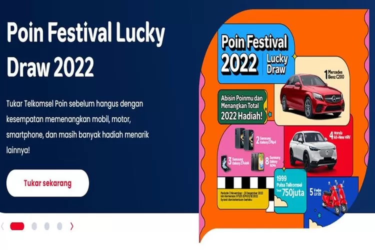 Cara Menukar Poin Festival Lucky Draw Telkomsel Langsung Banyak