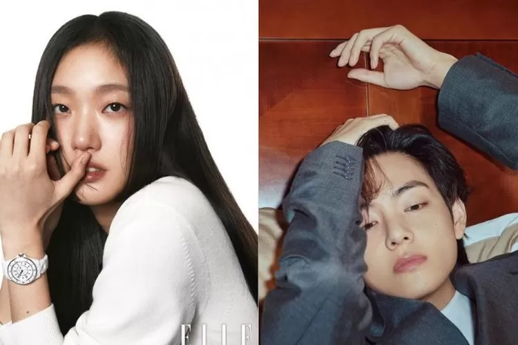 Viral! Kim Go Eun dan V BTS Dirumorkan Berpacaran Setelah Tertangkap