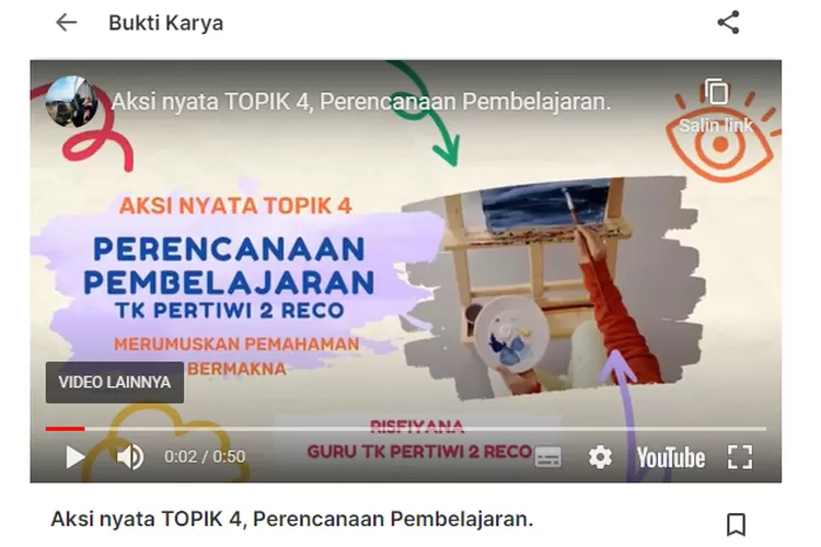 Contoh Aksi Nyata Topik 4 Perencanaan Pembelajaran SD Paket A Aplikasi ...