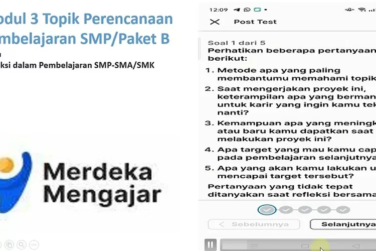 Download Contoh Aksi Nyata Perencanaan Pembelajaran SMP Atau Paket B ...