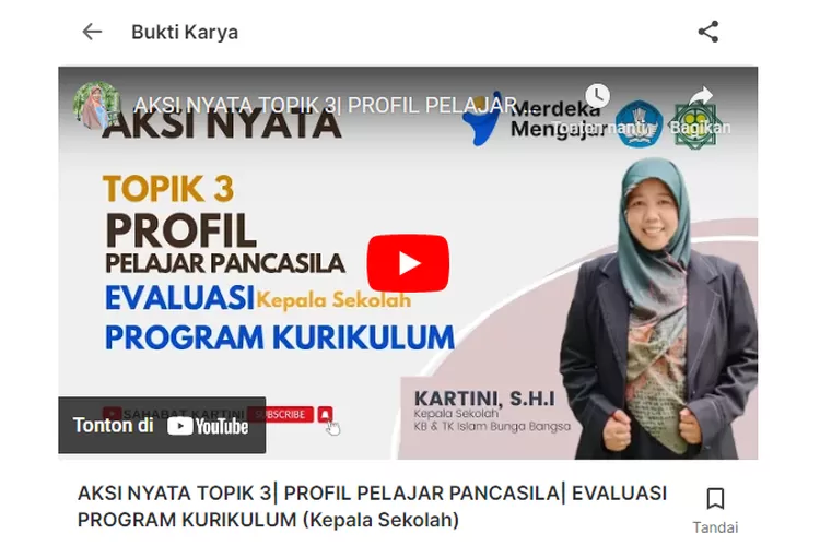 Contoh Aksi Nyata Topik Projek Penguatan Profil Pelajar Pancasila Aplikasi Pmm Lengkap Cara