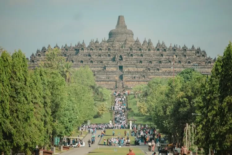 Candi Borobudur.  (ANTARA/HO - Kementerian BUMN )