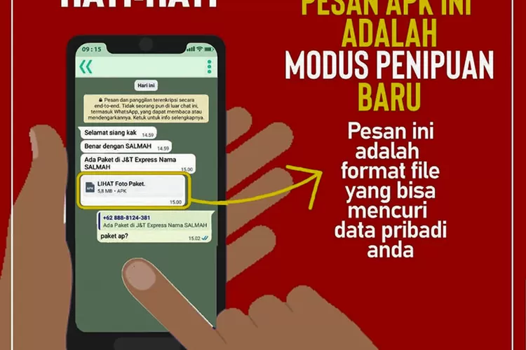 Awas Jangan Diklik Hati Hati Modus Penipuan Baru Yang Mengaku Kurir Dan Kirimkan File Suara 2846