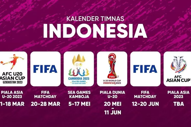 Catat! Jadwal Timnas Indonesia Diberbagai Level Di Tahun 2023 - Rakyat ...