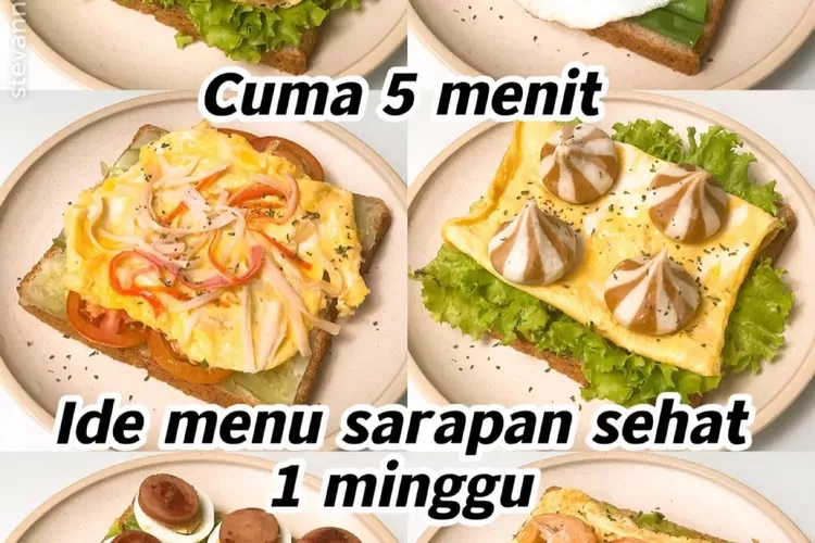 Bisa Turun 10 Kg ? Ini Dia Ide Resep Menu Sarapan Sehat Untuk Satu ...