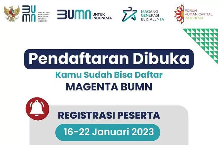 Cara Daftar Program Magang Magenta BUMN Di Link Magenta.fhcibumn.com ...