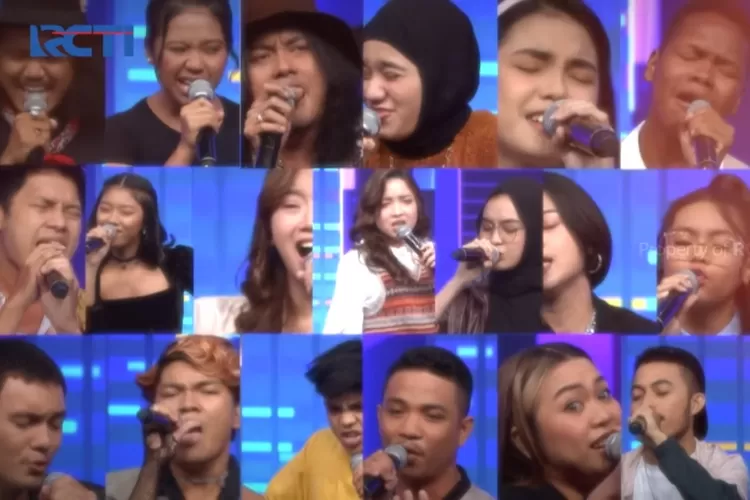 Daftar peserta Indonesian Idol 2023 malam ini, Selasa 17 Januari 2023. (Tangkap layar/ Youtube Indonesian Idol 2023)
