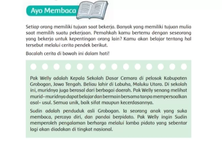 Kunci Jawaban Buku Tema 4 Kelas 4 Subtema 2: Pekerjaan Di Sekitarku ...