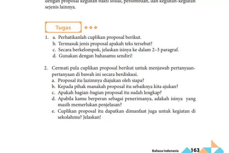 Kunci Jawaban Bahasa Indonesia Kelas 11 SMA Kurikulum 2013 Tugas ...