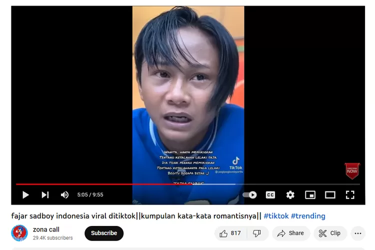 Kumpulan Quotes Fajar Sadboy Yang Bikin Geleng Geleng Mantan Promilenial