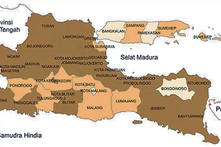 Ibu Kota JAWA TIMUR Pindah 11 Kali? Ini Rincian Daerahnya Usai Tergusur ...