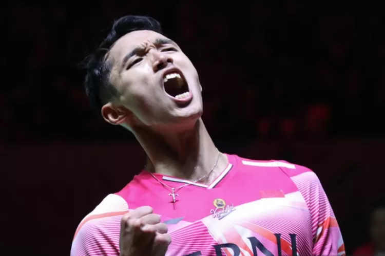 Jonathan Christie melaju ke final Indonesia Masters 2023 setelah menang dari pemain China. (Twitter @BadmintonTalk)