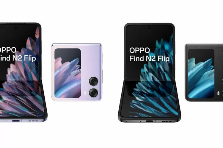 Ponsel lipat Oppo Find N2 Flip desain menyerupai Galaxy Z Flip 4. (ist)