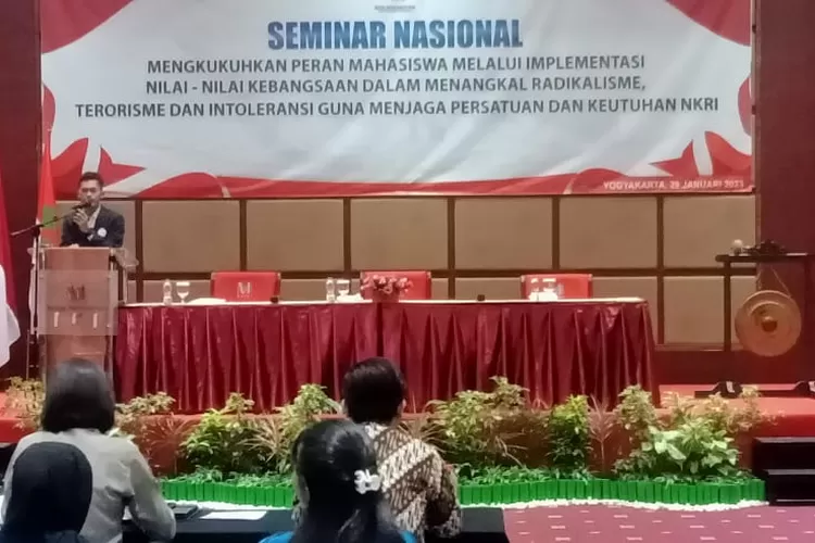 Suasana Seminar Nasional BEM Nusantara di Yogyakarta. (Foto : Smol.id/Rangga Permana)