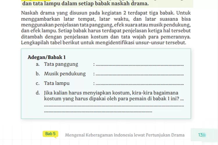 Kunci Jawaban Bahasa Indonesia Kelas 11 SMA Kurikulum Merdeka Halaman ...