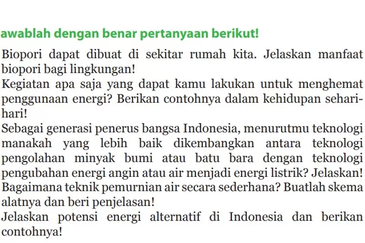 Kunci Jawaban IPA Kelas 9 Semester 2 Uji Kompetensi Bab 10 Bagian B ...