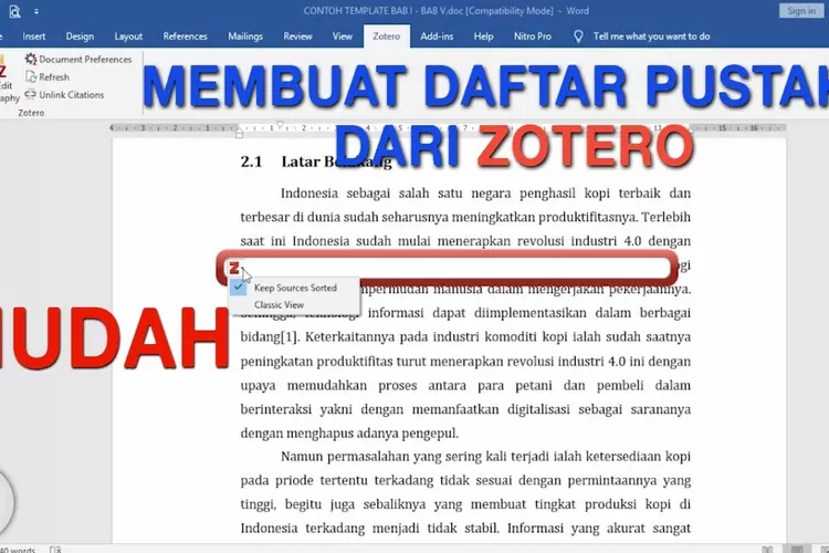 Ternyata Mudah!!! Membuat Sitasi Dan Daftar Pustaka Dengan Zotero ...