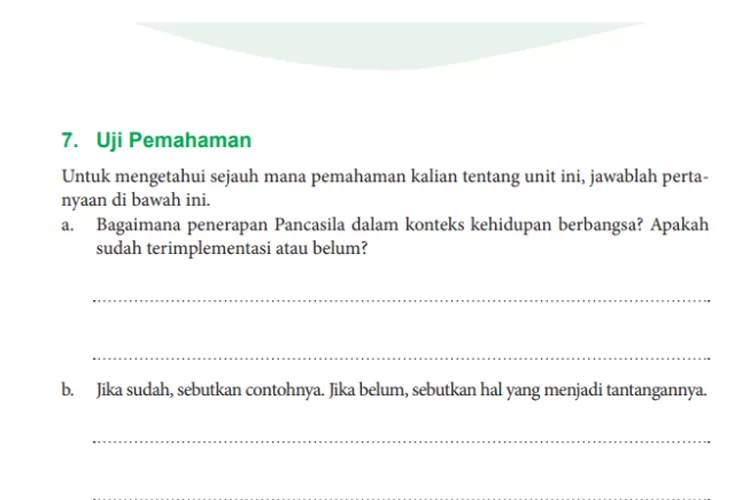 Lengkap! Kunci Jawaban PKN Kelas 10 Kurikulum Merdeka Halaman 37 Unit 2 ...