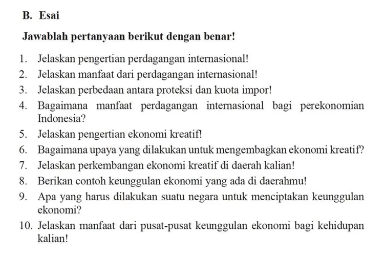 Kunci Jawaban IPS Kelas 9 K13 Halaman 196 Uji Pemahaman Bab 3: Upaya ...